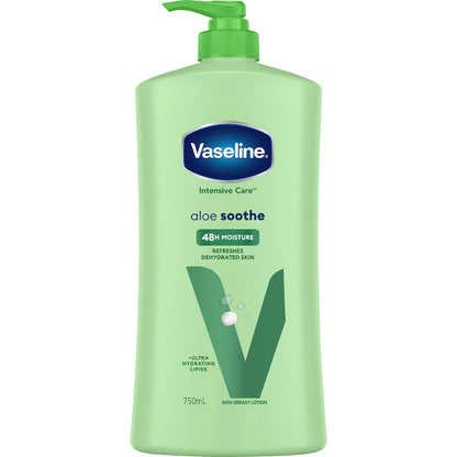 Vaseline Intensive Care Body Lotion Aloe Smooth 750ml