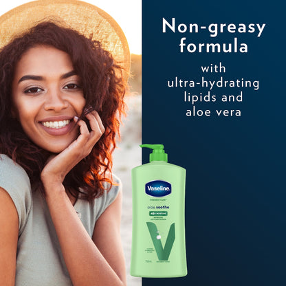 Vaseline Intensive Care Body Lotion Aloe Smooth 750ml
