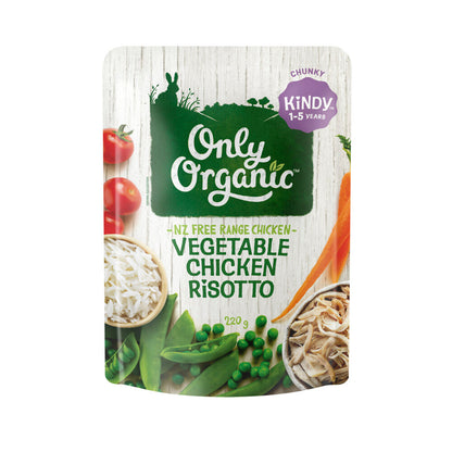 Only Organic Vegetable & Chicken Risotto - 220g