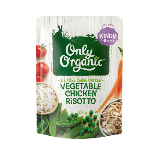 Only Organic Vegetable & Chicken Risotto - 220g