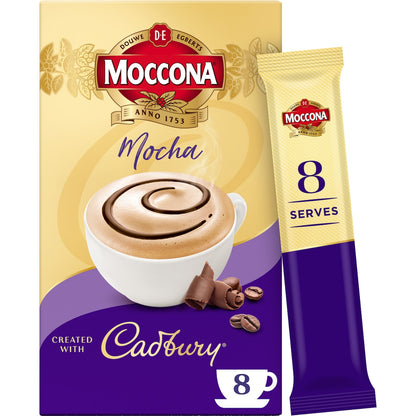 Moccona Cadbury Mocha Sachets 8 pack, 1pc