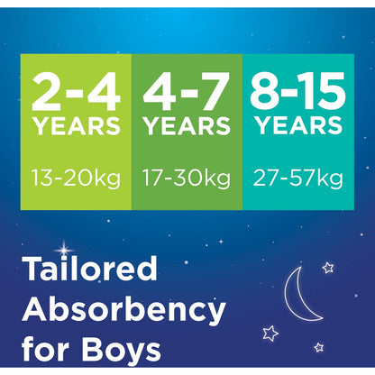 Huggies Drynites Night Time Pants For Boys 8-15 Years (27-57kg) 8 Pack