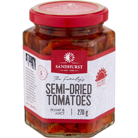 Sandhurst Tomatoes Semi Dried Canola Oil 270g