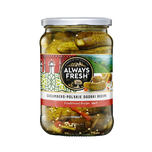 Always Fresh Polskie Ogorki Cucumbers - 680g