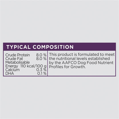Optimum Puppy With Chicken Rice & Vegetables Wet Dog Food 700g