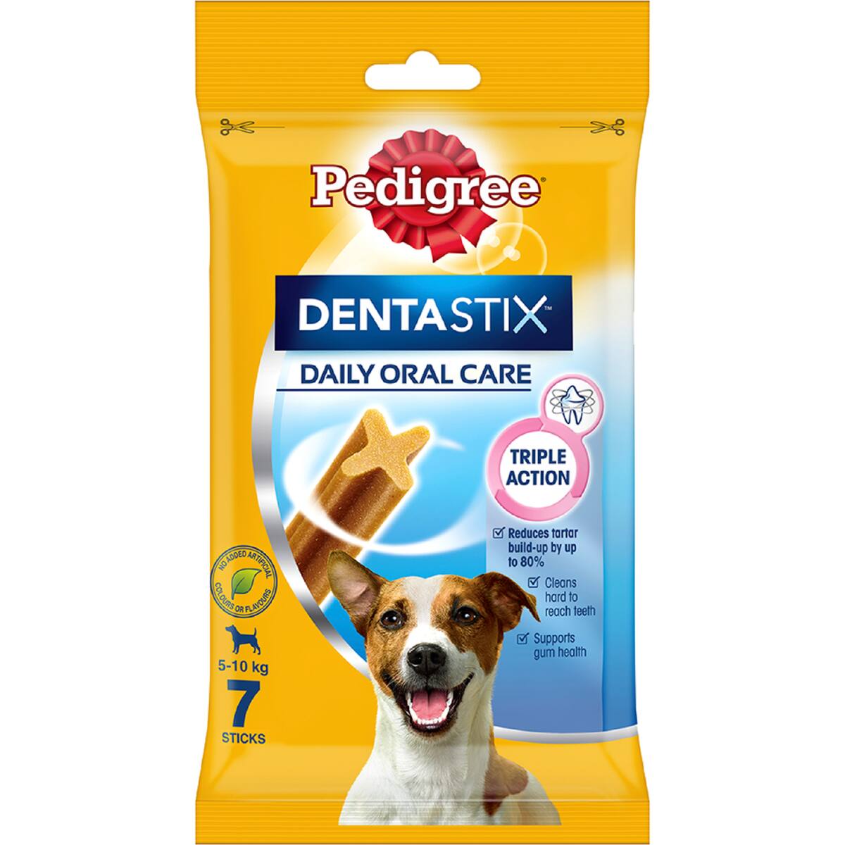 Pedigree Dentastix Small Dental Dog Treats Daily Oral Care Chews 7 Pack