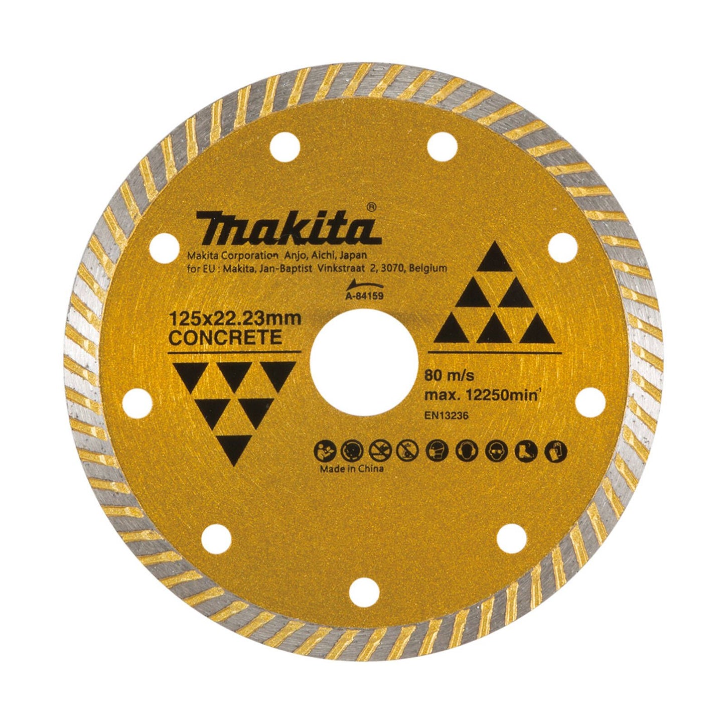 Makita 125mm Diamond Blade Turbo