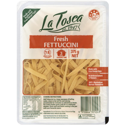 La Tosca Fresh Pasta Fettucine 375g