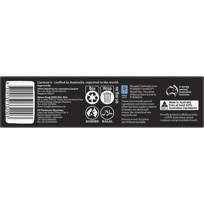 Carmans Muesli Bars Original Fruit Free 6 pack