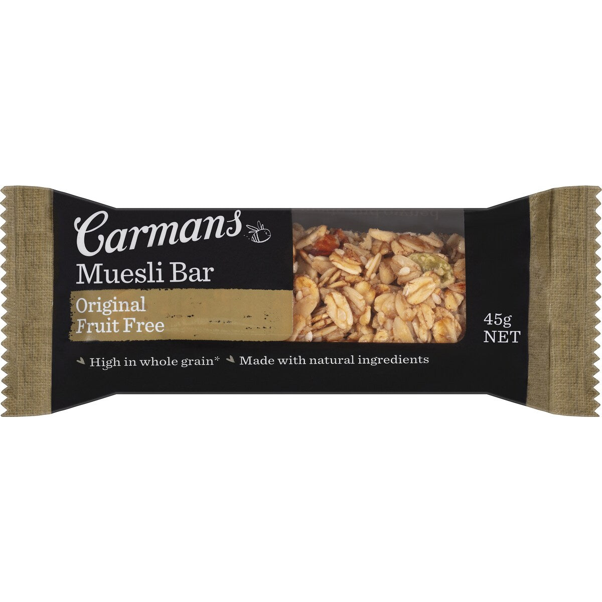 Carmans Muesli Bars Original Fruit Free 6 pack