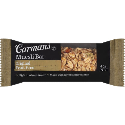 Carmans Muesli Bars Original Fruit Free 6 pack
