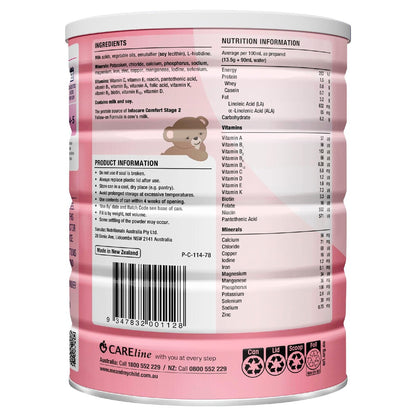 Infacare Comfort Follow-on Formula Stage 2, 6-12 Months 850g