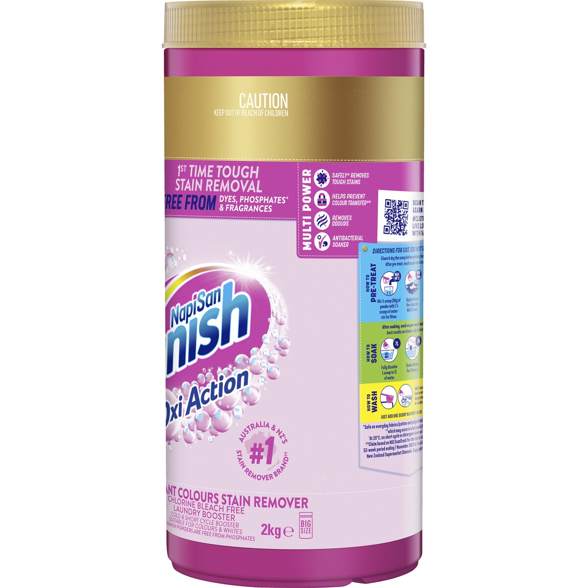 Vanish Gold 0% Stain Remover Powder 2kg