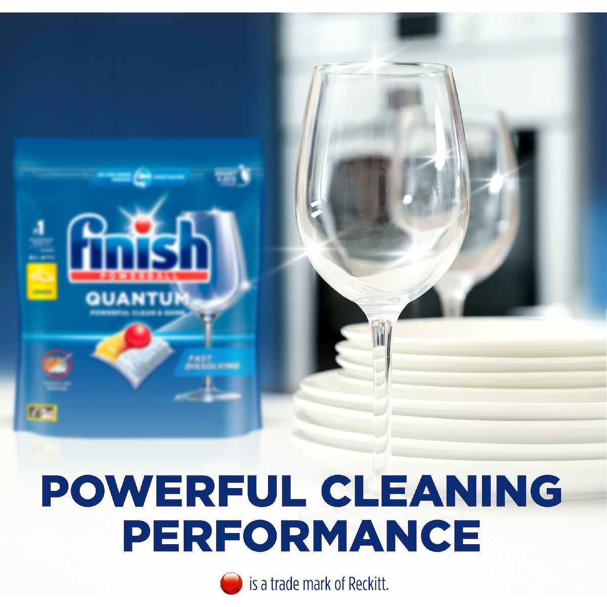 Finish Quantum Dishwashing Tablets Lemon 36 Pack