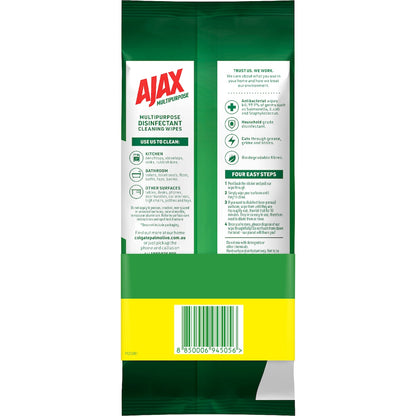 Ajax Antibacterial Disinfectant Cleaning Wipes Vanilla Berries 110 X 2 Pack