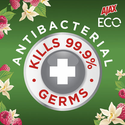 Ajax Eco Antibacterial Cleaning Wipes Vanilla & Berries 220 Pack