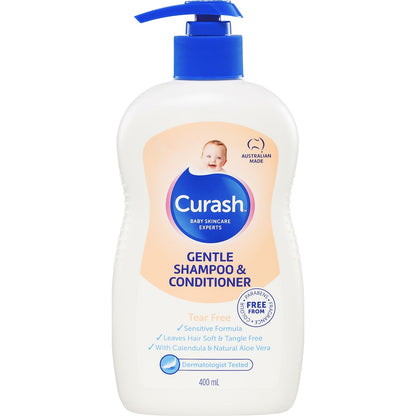 Curash Gentle Baby Shampoo & Conditioner 400ml