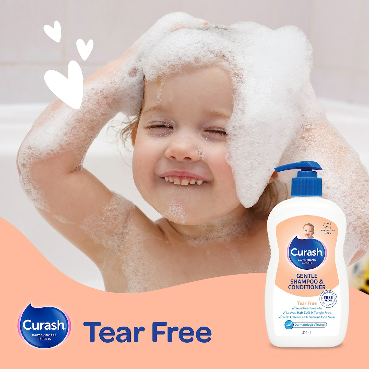 Curash Gentle Baby Shampoo & Conditioner 400ml