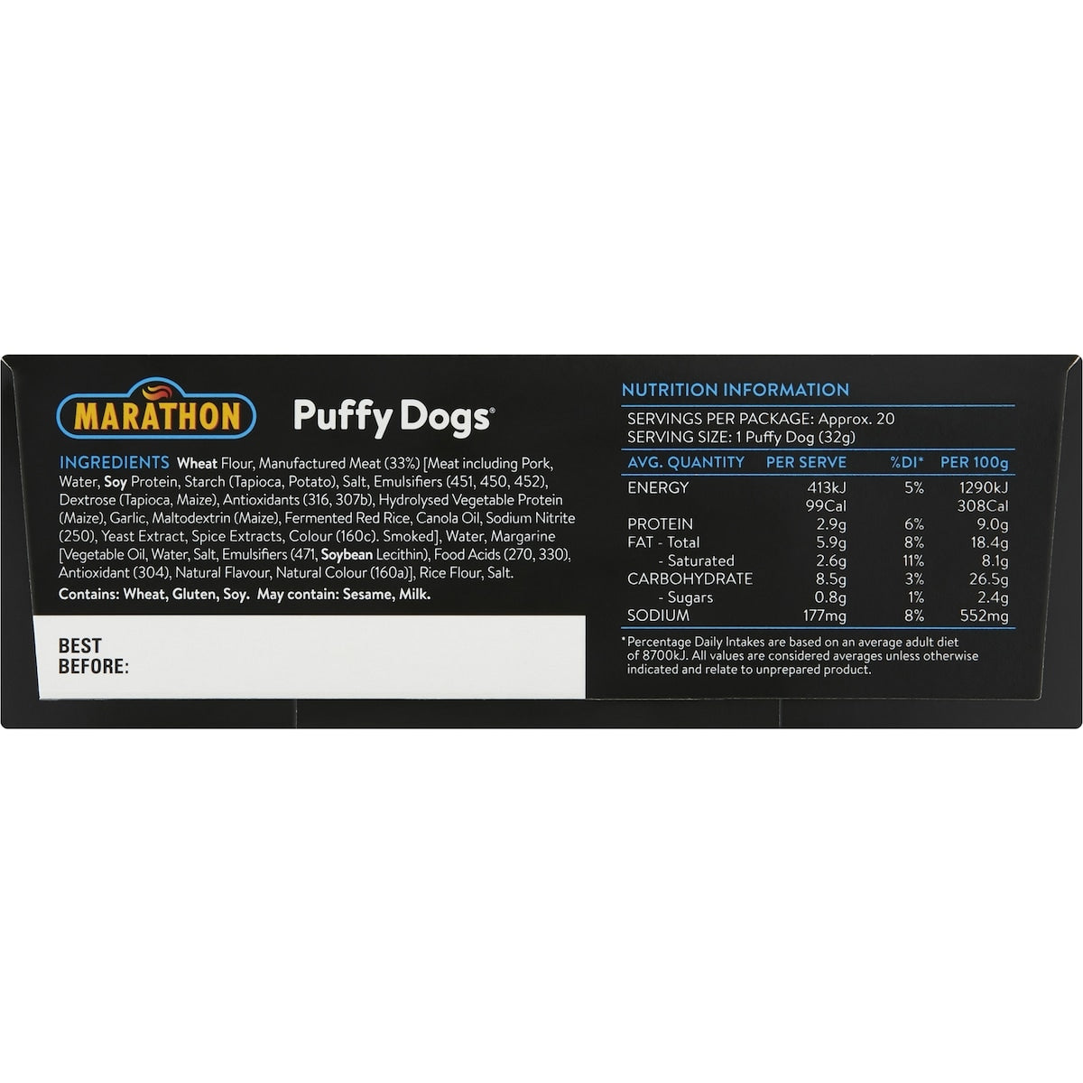 Marathon Puffy Dogs 600g