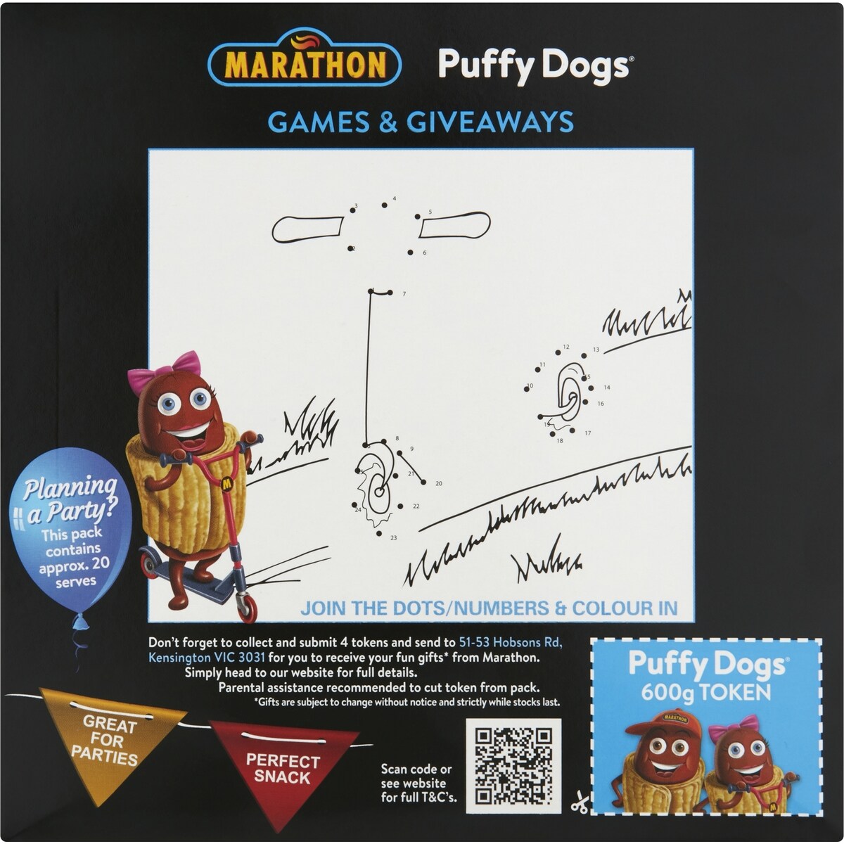 Marathon Puffy Dogs 600g