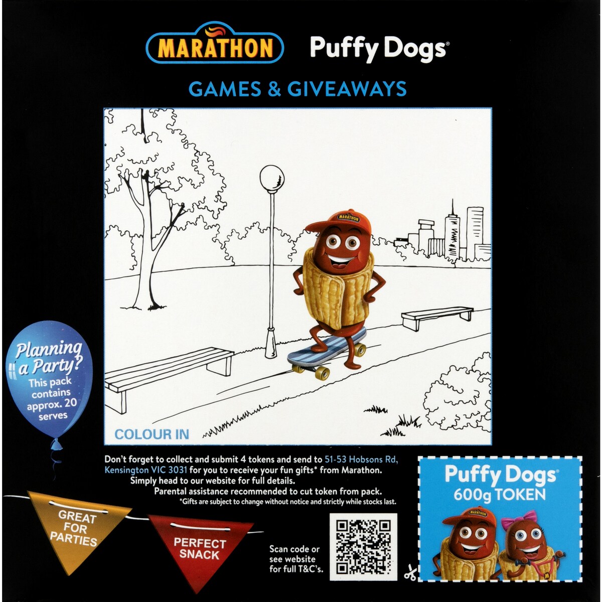 Marathon Puffy Dogs 600g