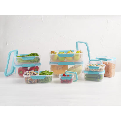Decor Fresh Seal Clips Container Set, Oblong 2l X 2 Pack