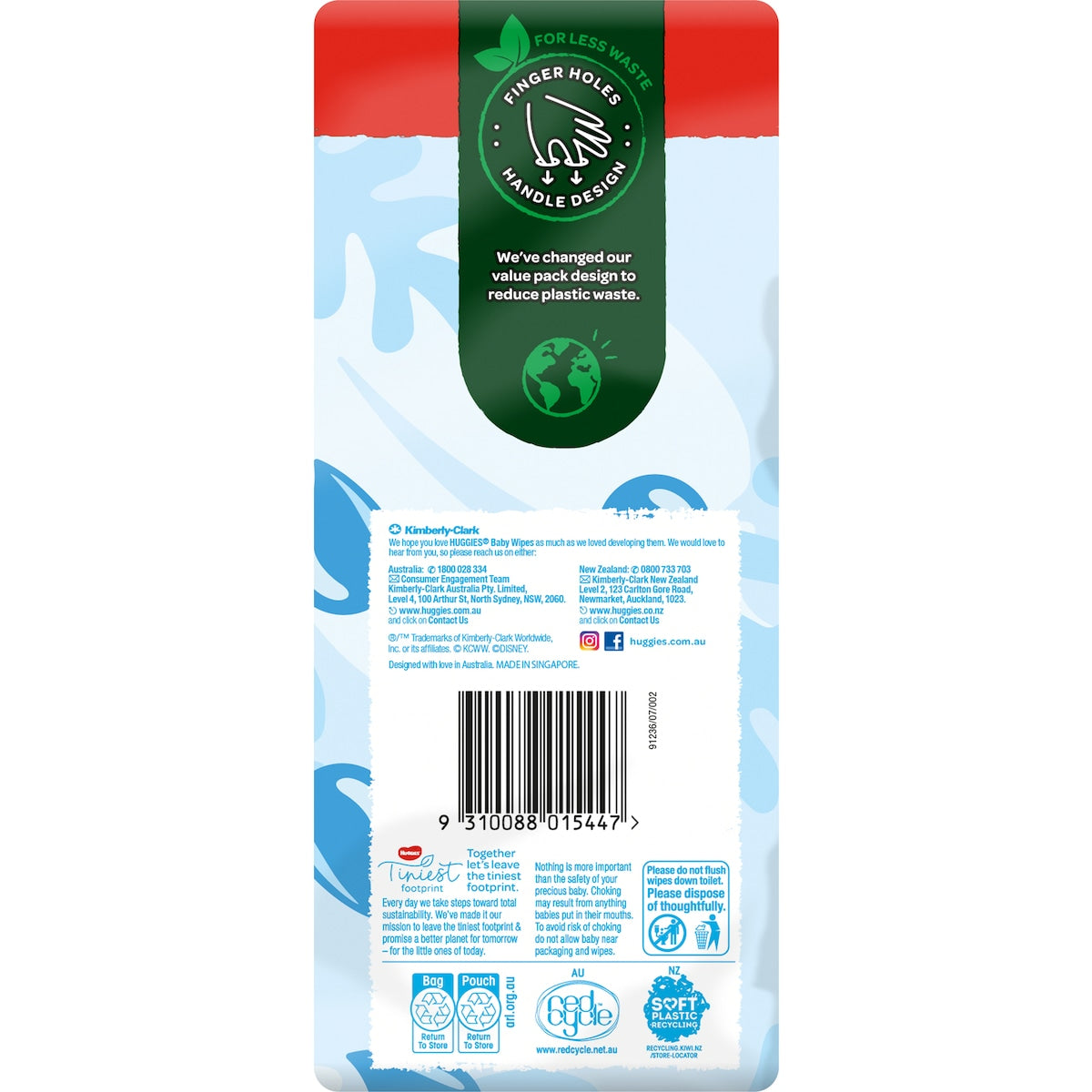 Huggies Pure 99% Purified Water Baby Wipes 214 Pack