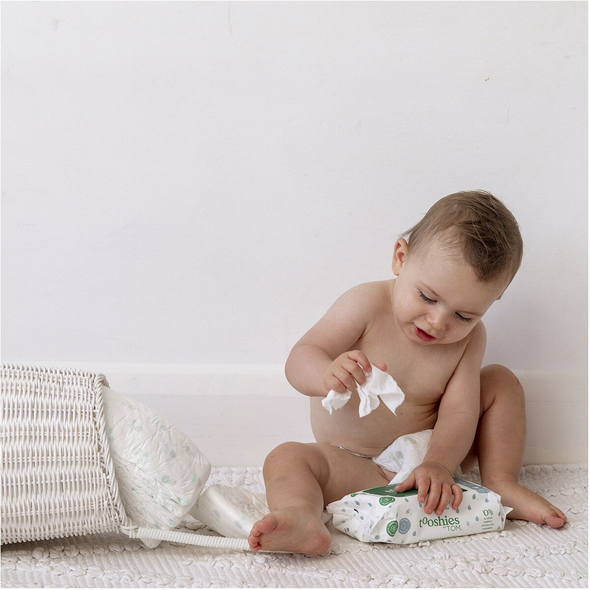 Tooshies Eco Wipes Pure Water Baby Wipes 70 Pack