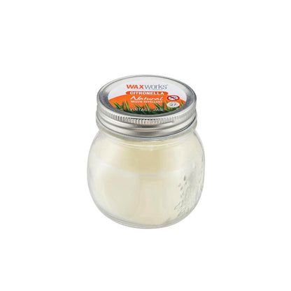 Waxworks Citronella Vintage Jar Candle - 1 each