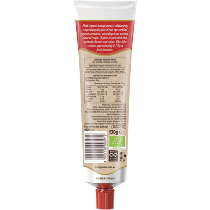 Mutti Organic Tomato Paste Double Concentrated 130g