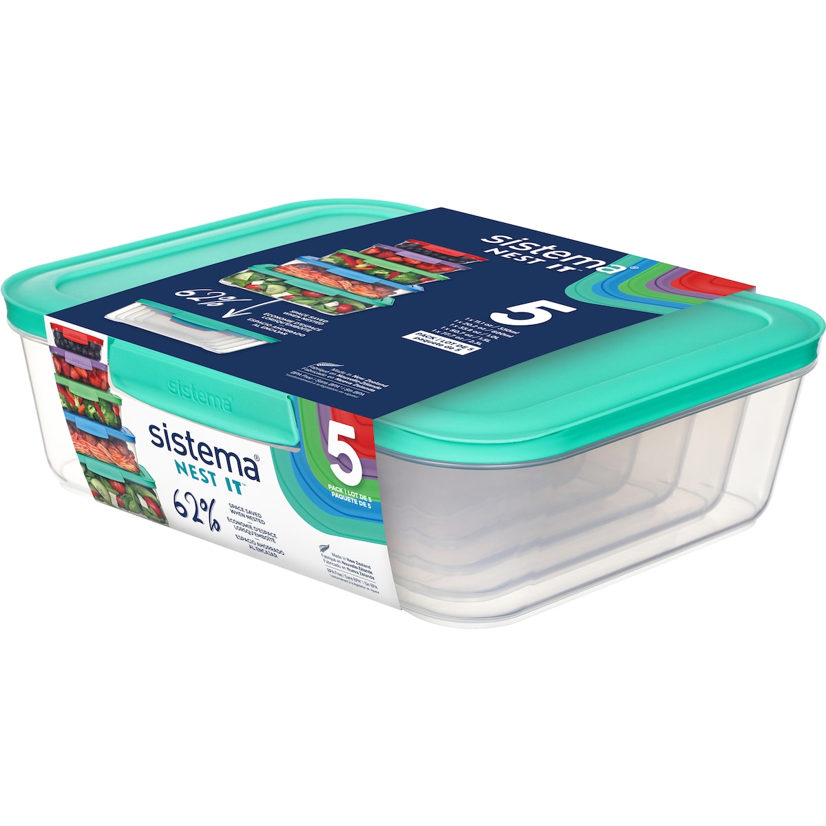 Sistema Nest It Container 5 Pack