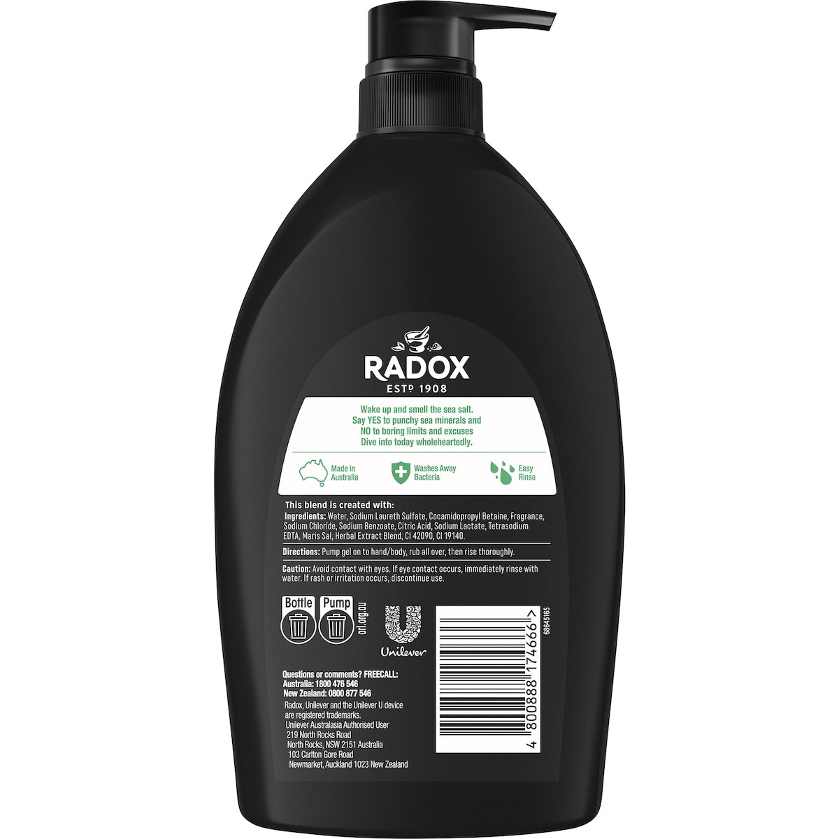Radox Shower Gel Feel Extreme 1 L