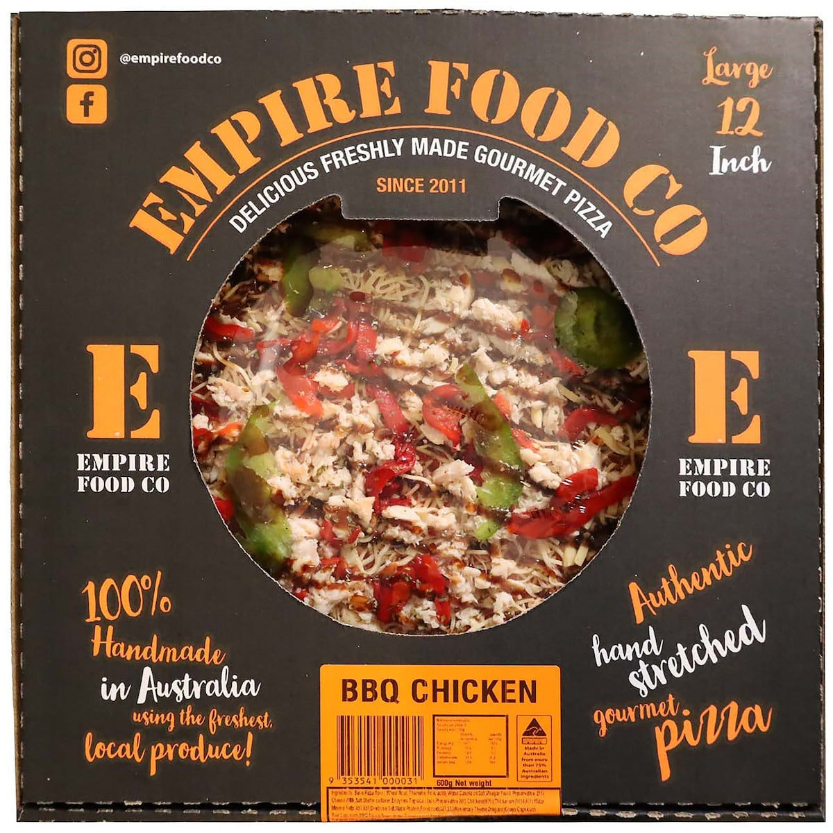 Empire Bbq Chicken Pizza Each