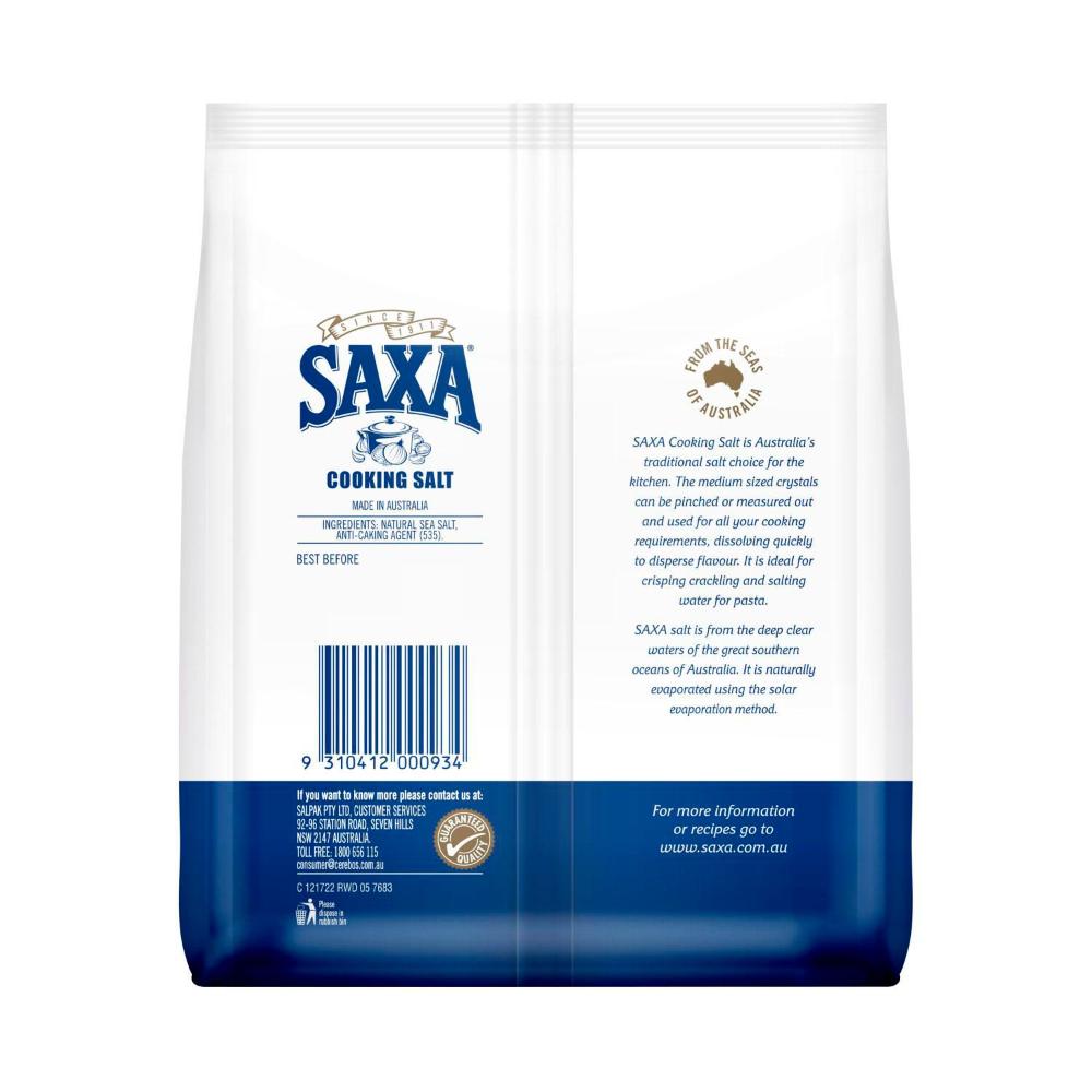 Saxa Cooking Salt - 1kg