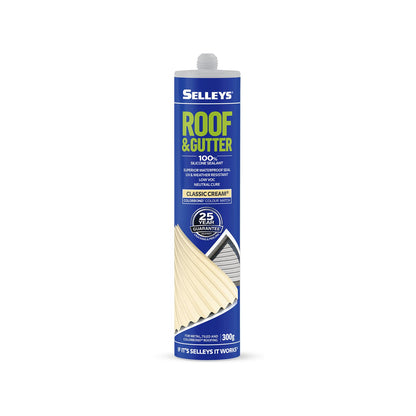 Selleys Classic Cream Roof and Gutter Sealant - 300g