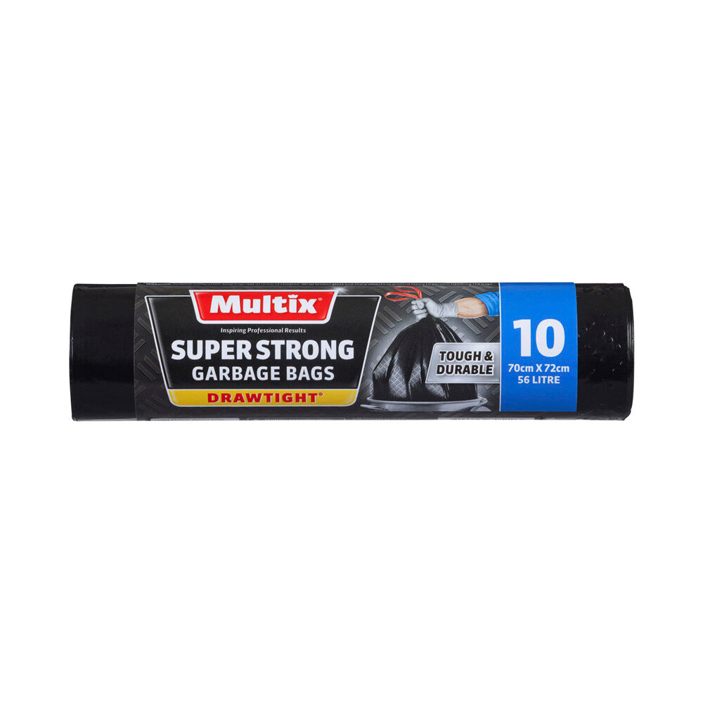 Multix Drawtight Super Strong Garbage Bags - 10 Pack