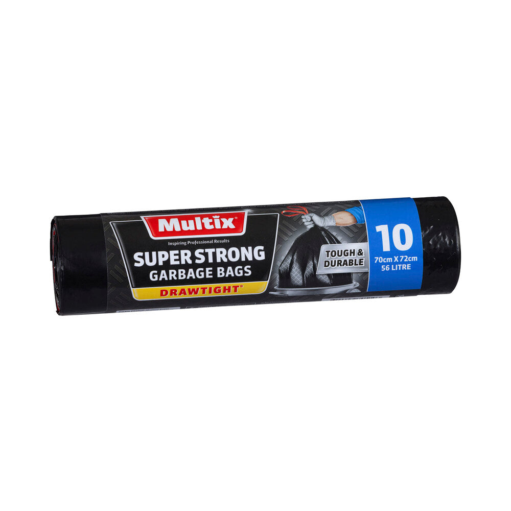 Multix Drawtight Super Strong Garbage Bags - 10 Pack