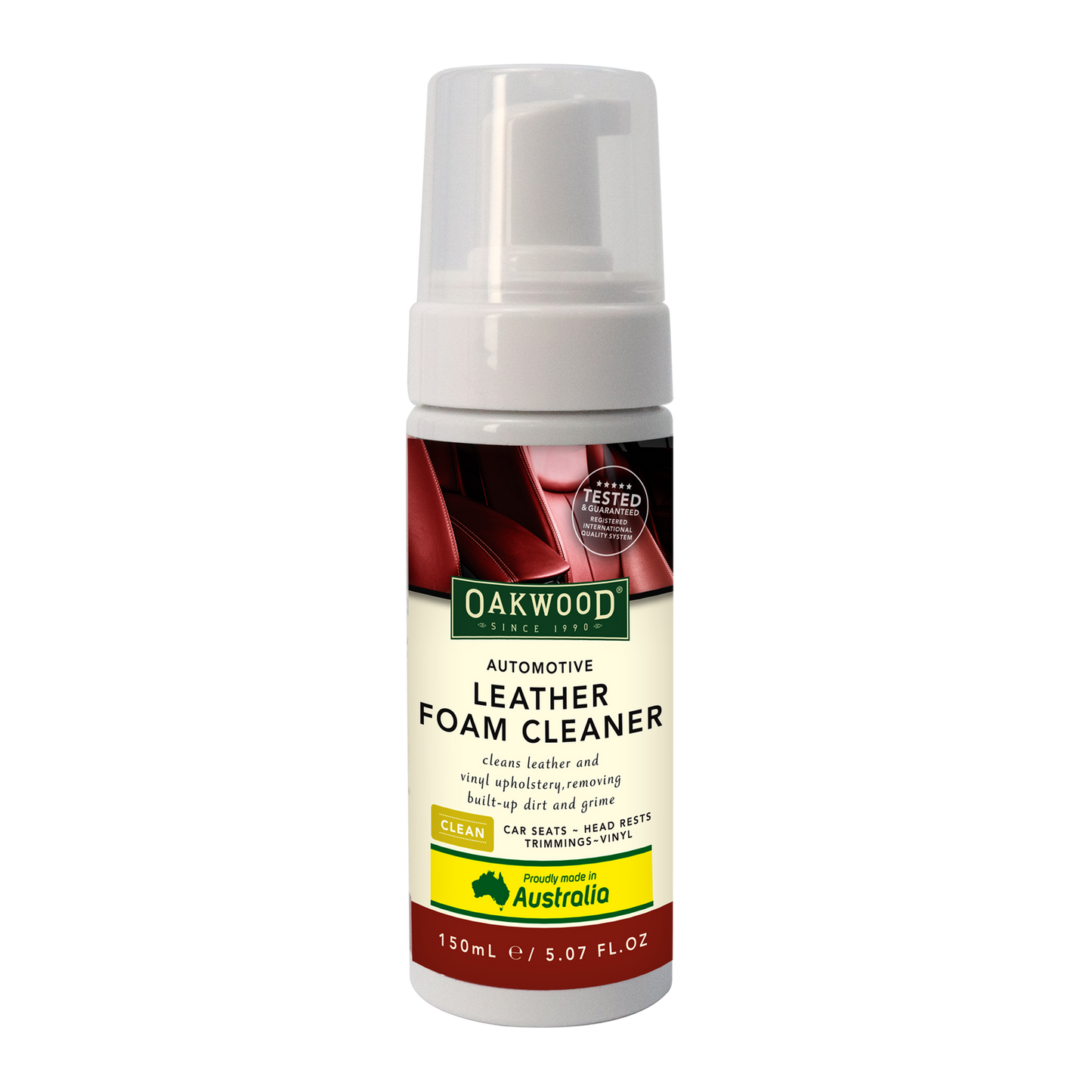 Oakwood Automotive Leather Foam Cleaner - 150ml