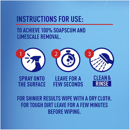 Jif Power & Shine Bathroom Spray 500mL