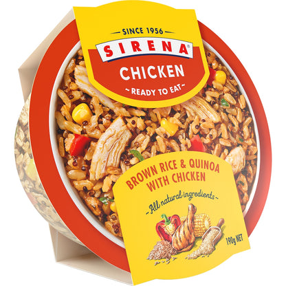 Sirena Brown Rice & Quinoa With Chicken 190g