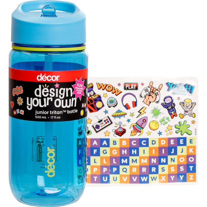 Decor Design Your Own Junior Tritan Bottle Assorted 500ml Each