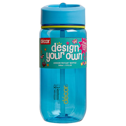 Decor Design Your Own Junior Tritan Bottle Assorted 500ml Each