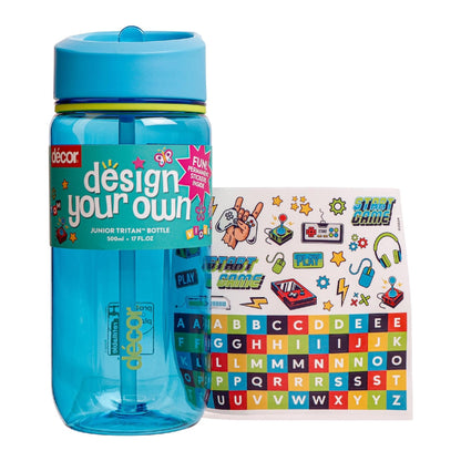 Decor Design Your Own Junior Tritan Bottle Assorted 500ml Each
