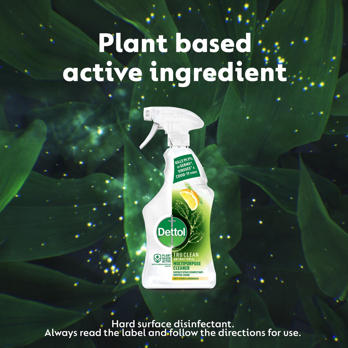 Dettol Tru Clean Citrus Antibacterial Multipurpose Surface Spray 500mL