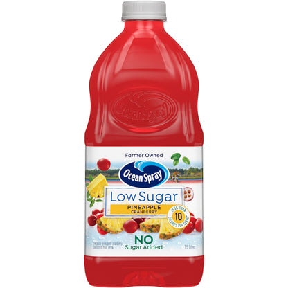 Ocean Spray Low Sugar Pineapple Cranberry Juice 1.5l