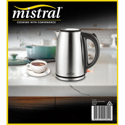 Mistral 1.7l Stainless Steel Kettle Each