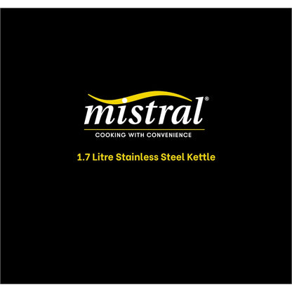 Mistral 1.7l Stainless Steel Kettle Each