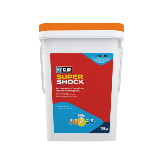Hy Clor Super Shock - 10kg - Calcium Hypochlorite - Algae Killer