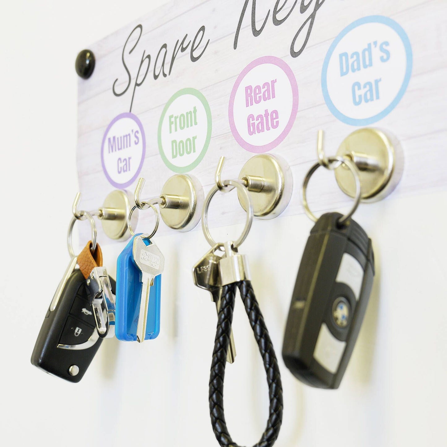 Everhang Silver Magnetic Hook - 35mm - 4 Pack