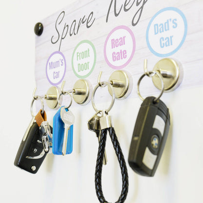 Everhang Silver Magnetic Hook - 35mm - 4 Pack
